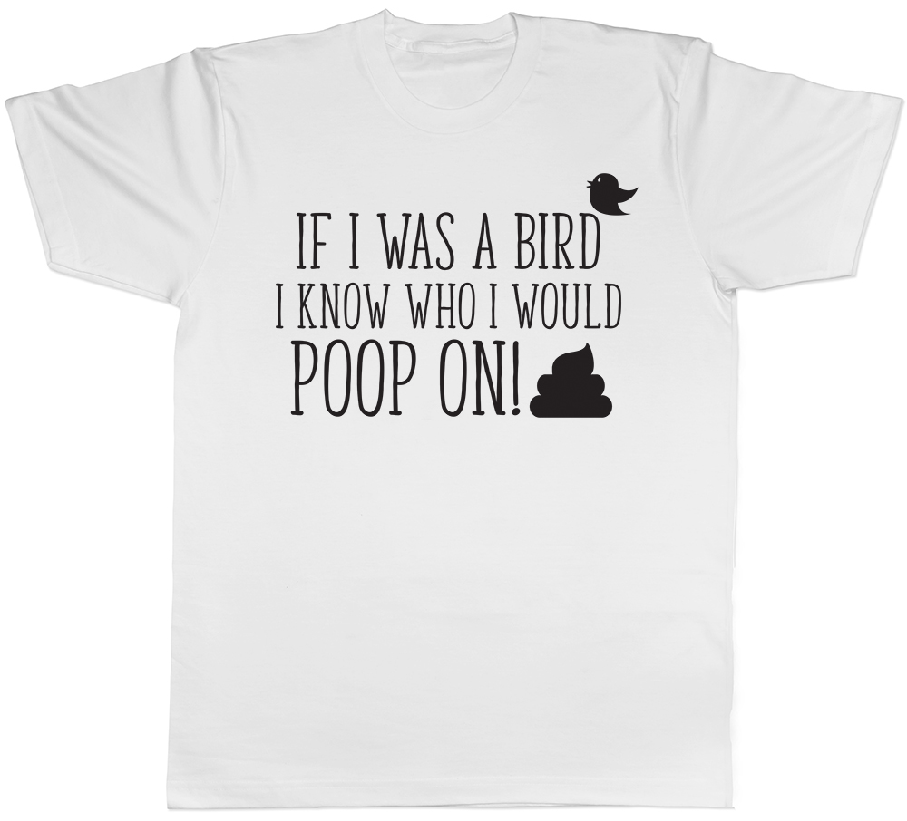 bird poop identification t shirt